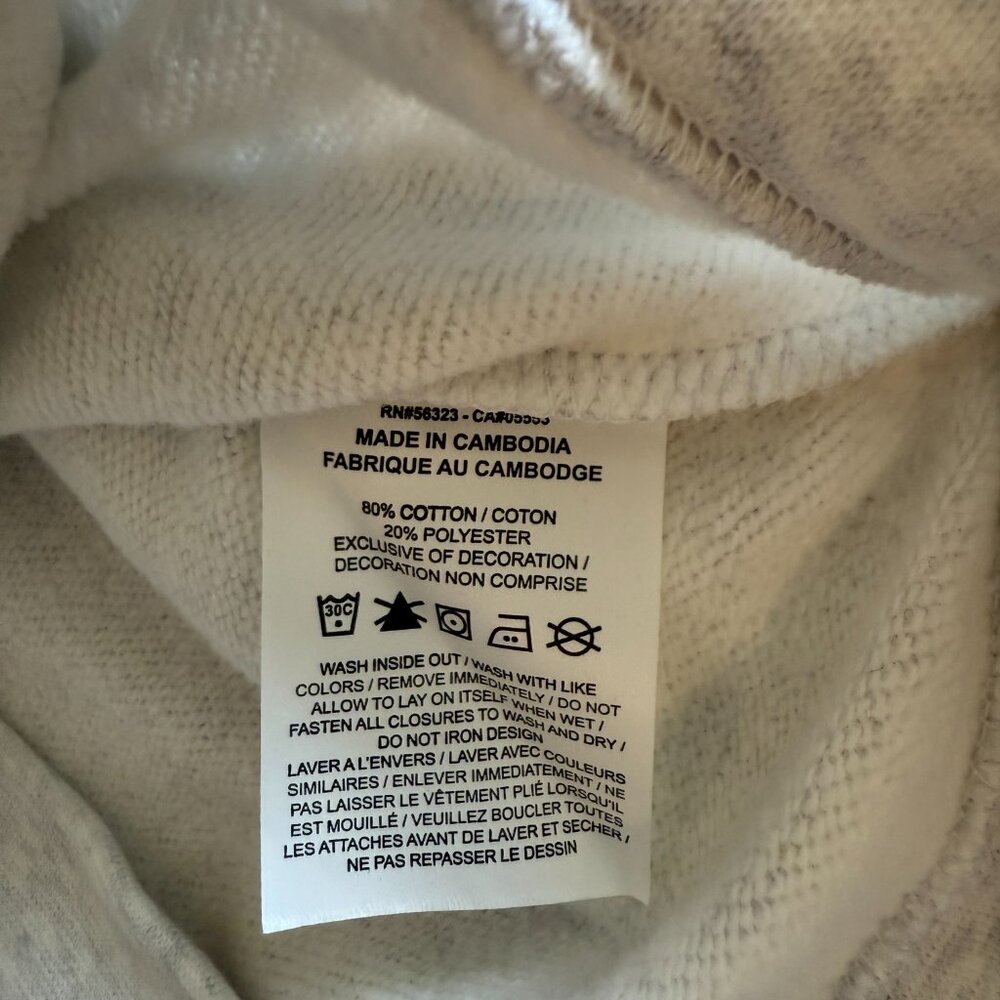 NWT Nike Club Fleece 1/4-Zip Pullover Sweatshirt, Size Medium, Light Grey - Picture 3 of 5
